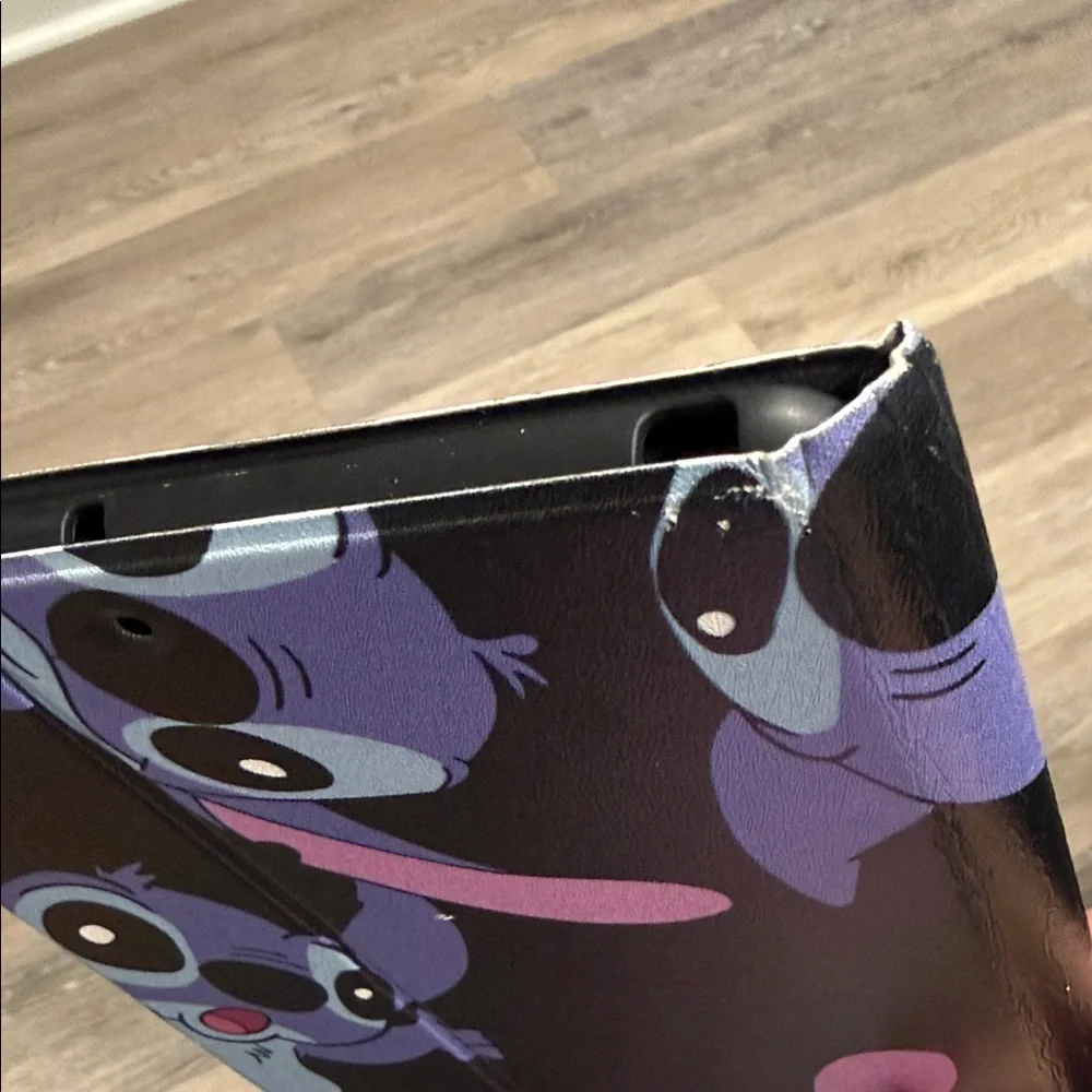 Stitch Tablet Case - Black and Purple
